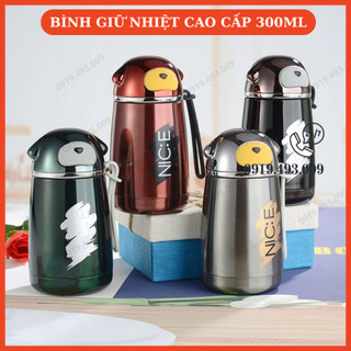 Bình giữ nhiệt cho bé giữ nhiệt Inox cao cấp 304 hình dễ thương,Ly giữ nhiệt hàn quốc cao cấp dung tích 300ML TAKA