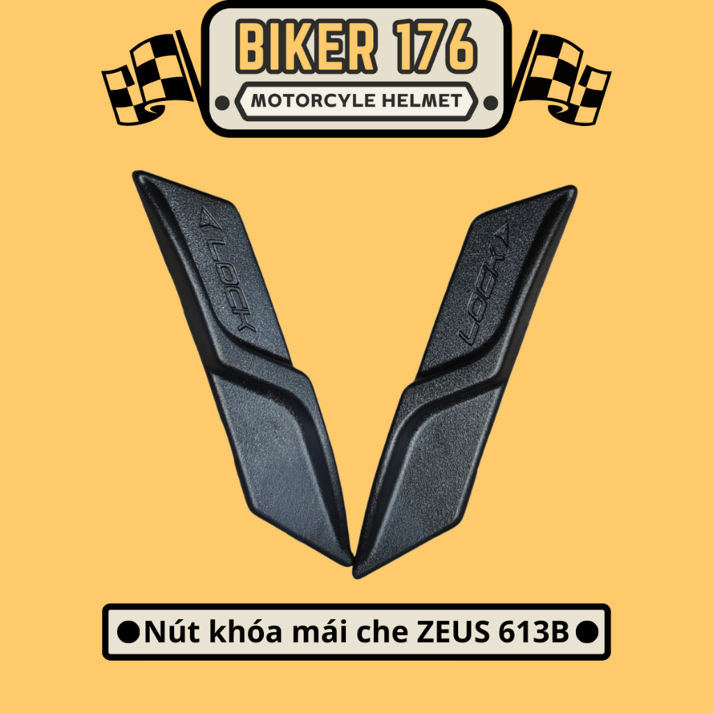 Chốt khóa mái che mũ 3/4 ZEUS 613B - BIKER 176 - Mũ bảo hiểm chính hãng Vũng Tàu