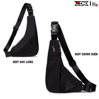 Túi đeo ngực đeo chéo ZDK D6 tam giác đa năng chính hãng cao cấp màu đen thời trang nam nữ mới chống nước đẹp xịn bền rẻ