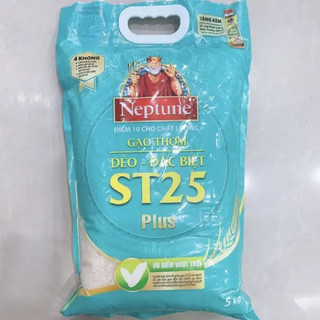 Gạo thơm đặc sản Neptune ST25 túi 5kg