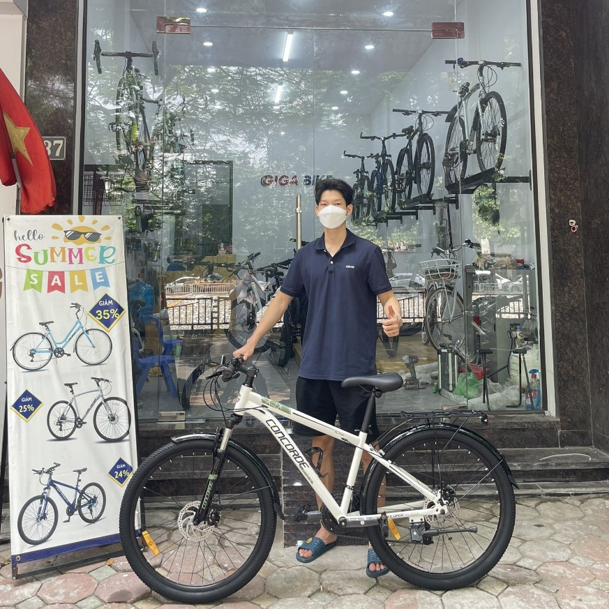 Xe đạp thể thao MTB CONCORDE ALPHA, phanh đĩa, bánh 26" phiên bản 2024