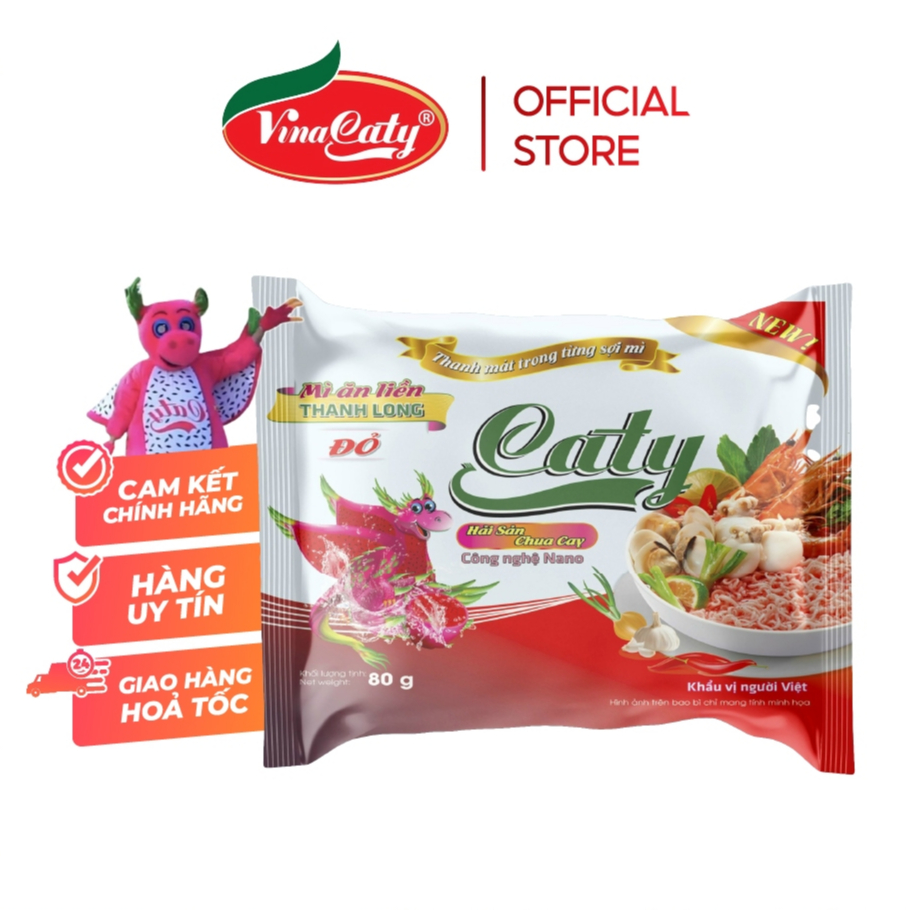 Mì Thanh Long Đỏ Caty Hải Sản Chua Cay