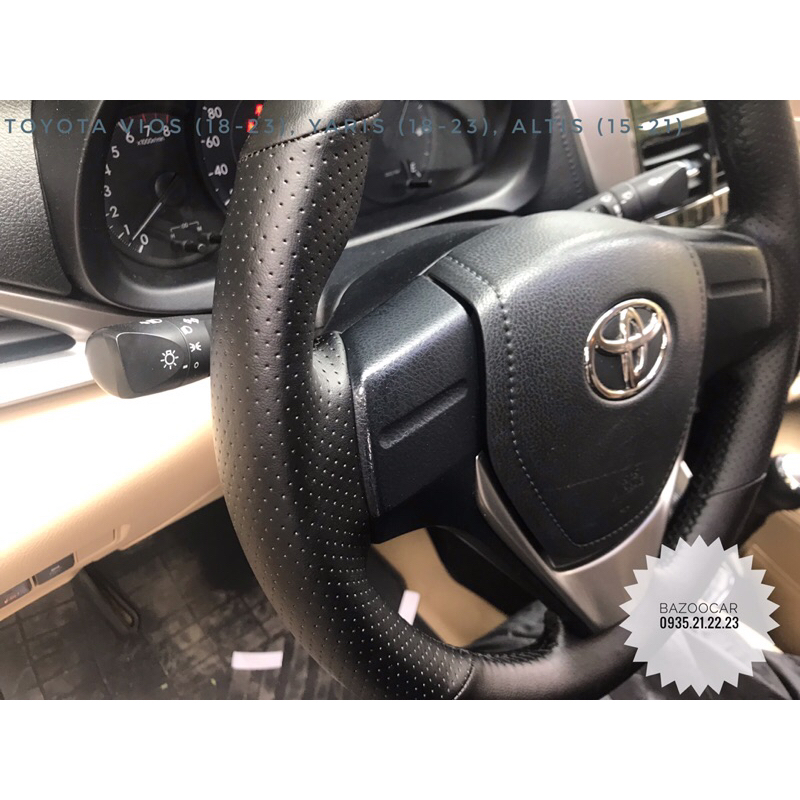 Bọc vô lăng kiểu khâu Vios , Yaris , Altis