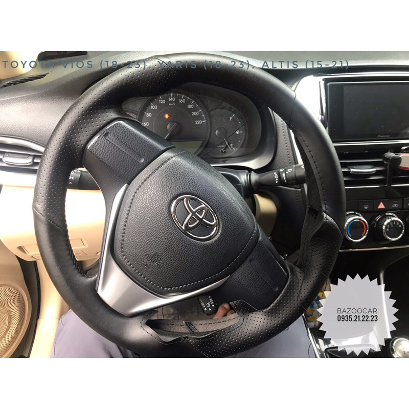 Bọc vô lăng kiểu khâu Vios , Yaris , Altis