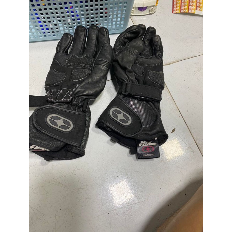 Găng tay / Bao tay Motor No Fear All Black Protective & Vented Leather