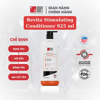 Dầu xả giảm gãy rụng, kích thích mọc tóc revita stimulating conditioner 925ml của ds laboratories