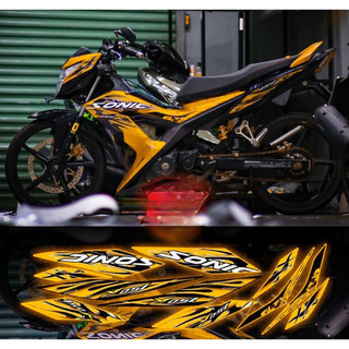 Tem rời Sonic lửa mới phối đủ màu xe