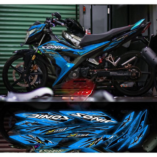 Tem rời Sonic lửa mới phối đủ màu xe