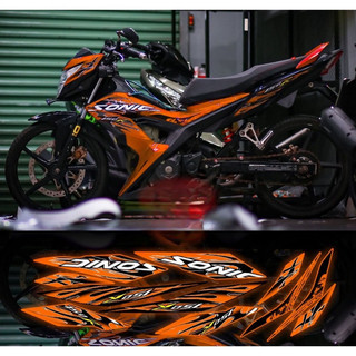 Tem rời Sonic lửa mới phối đủ màu xe