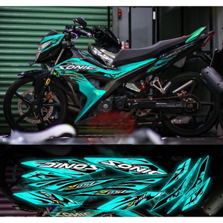 Tem rời Sonic lửa mới phối đủ màu xe