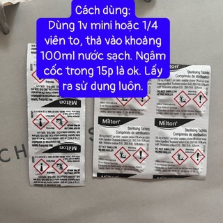 Viên tiệt trùng Milton
