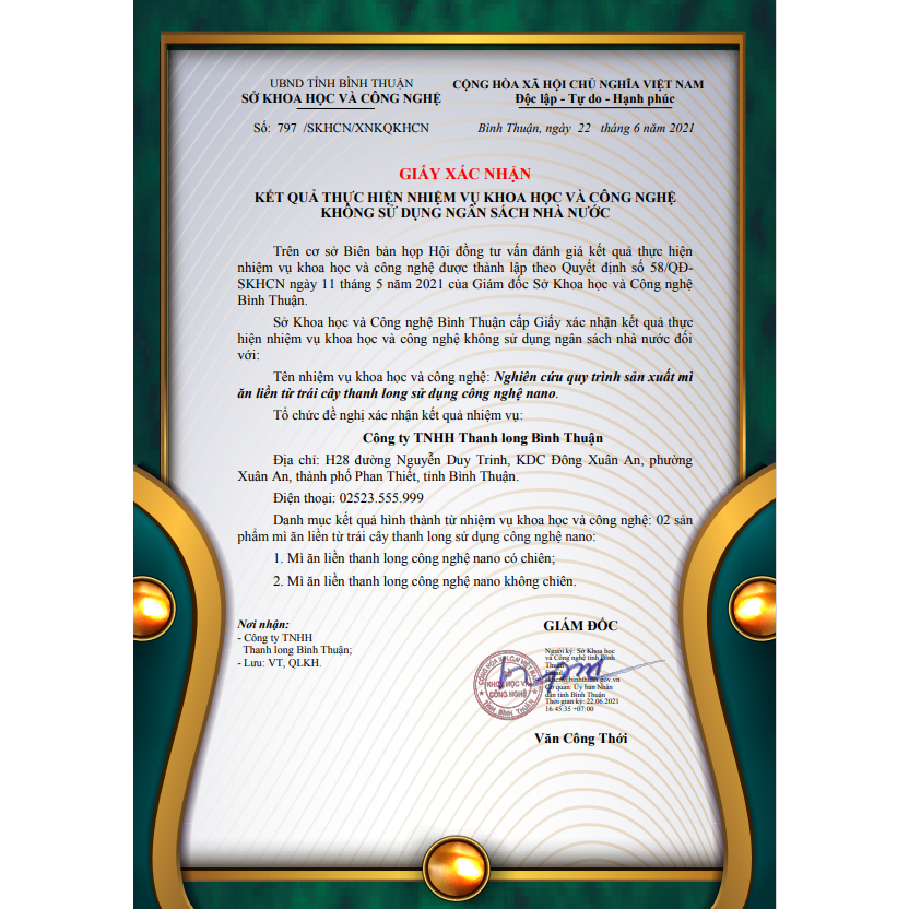 Thùng combo Mì Thanh Long Caty