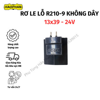 Rơ le lỗ R210-9, phi 13x39/24V, vuông không dây hàng cao cấp, có bảo hành - phutunghaophan