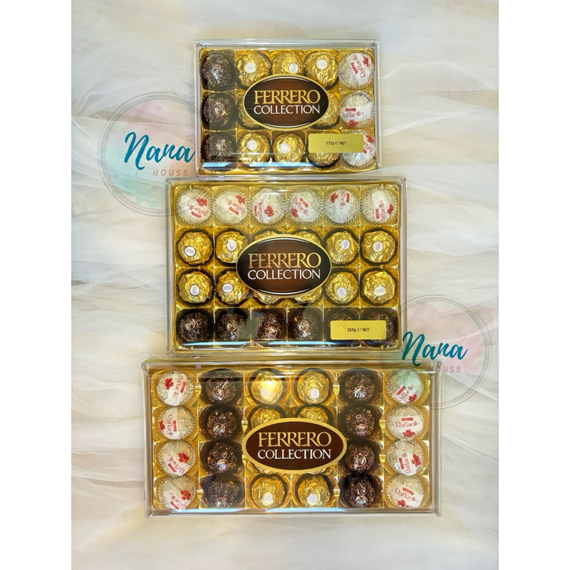 (date xa 11/2024) SOCOLA FERRERO ROCHER COLLECTION hộp 15 viên mix &amp; hộp 24 viên mix