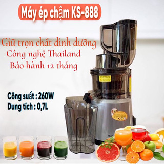 Máy ép chậm, máy ép trái cây cao cấp s.h.a.r.p ks-888 sử dụng công nghệ ép lạnh mới nhất.