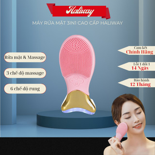 Máy Rửa Mặt HALIWAY Mini Cầm Tay Đa Năng 3 Trong 1 MRM1