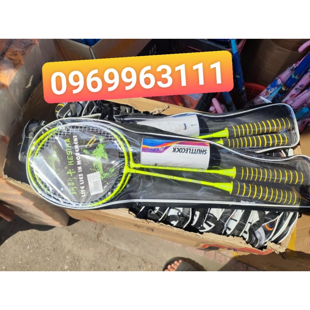 Set 2 Vợt Cầu Lông + Tặng 03 Quả Cầu vợt ngầu nhiên ạ