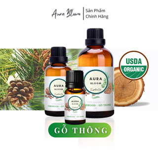  Tinh Dầu Thơm Phòng Gỗ Thông 100ML Thiên Nhiên Nguyên Chất Aura Bloom