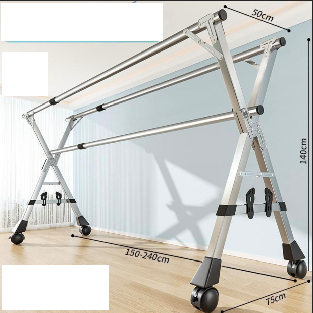 🌵💥FREESHIP🌵💥Xào Phơi Quần Áo Thông Minh, Gập mở chỉ 5 giây, Inox 304 Cao cấp Siêu Bền, Chịu Tải Lên Tới 150Kg