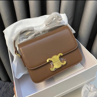 Túi xách nữ, túi đeo chéo ce linn dáng vuông size 19 full box chuẩn loại 1 - Lucky9store