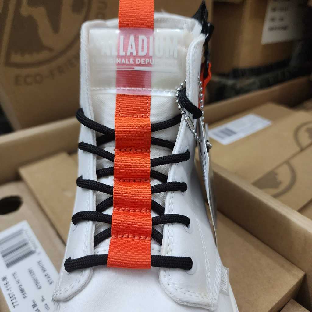 Giày Palladium Zip bản mới nam nữ màu trắng