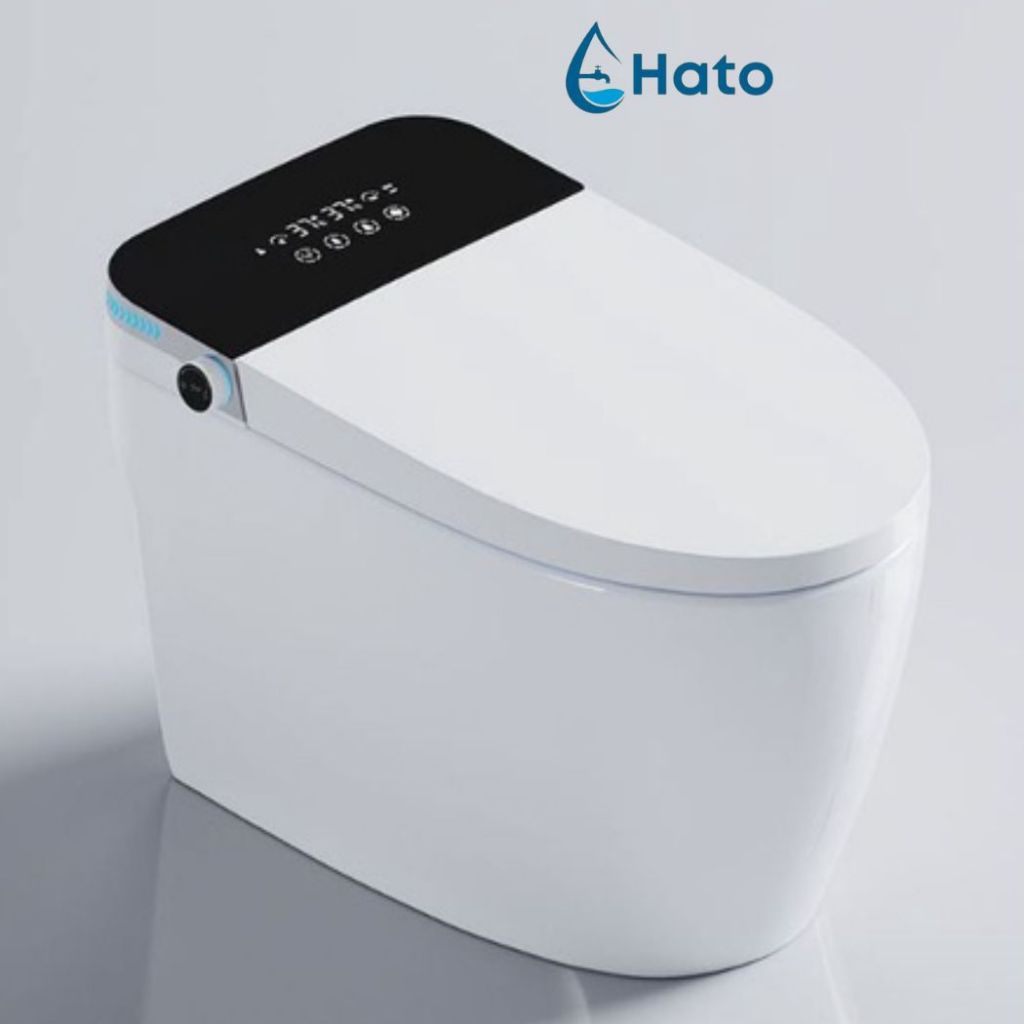 Bồn Cầu Thông Minh HATO HT2 , Có Két Nước Ẩn , Sủi Bọt Chống Bắn , Xịt Nước Tự Động , Sưởi Nhiệt, Cảm Ứng , Điều Khiển