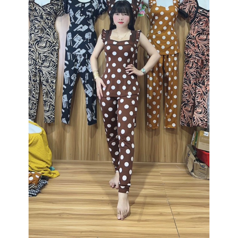 Bộ Mẹ Bộ Trung Niên Nhà May Quà Tặng Mẹ