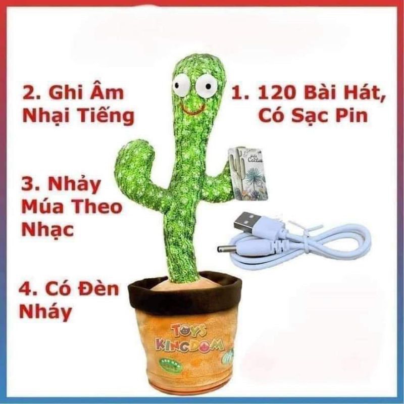 Cây xương rồng hát nhảy múa nhại giọng nói vui nhộn