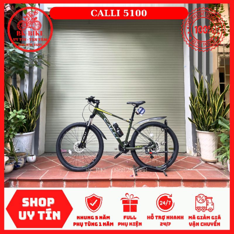 Xe Đạp Calli 5100 | Mayer 6 bạc đạn cối nổ, Groupset Shimano Altus 3*9