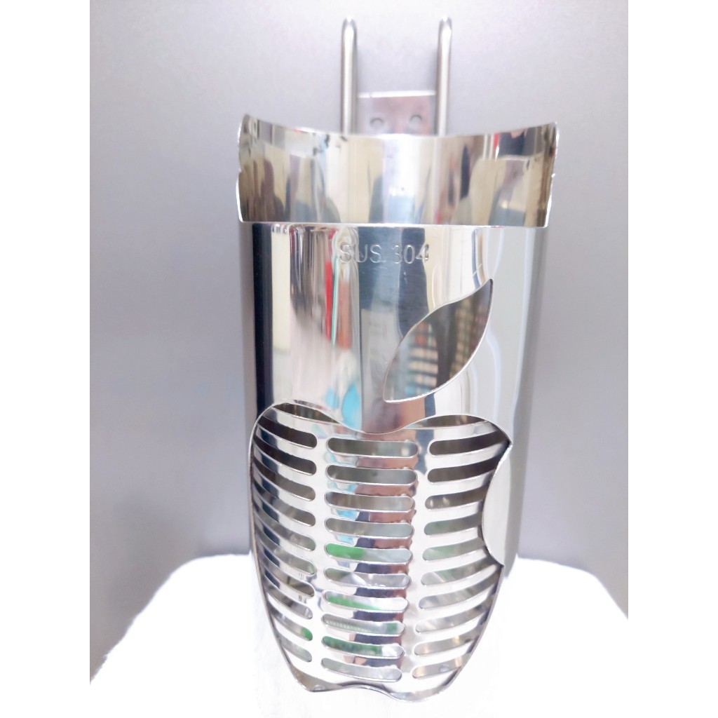 Ống đũa đơn tròn hình táo 100% INOX SUS 304, dày chắc chắn chống hoen gỉ độ bền cao