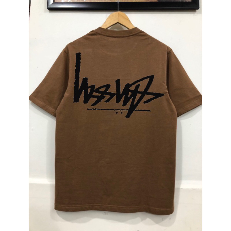 Áo thun STISSY logo ngược, áo phông cao cấp 2 chiều nam nữ, logo độc