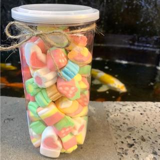 Kẹo bông marshmallow hộp 250gr, kẹo bông mix vị trái cây, kẹo bông mềm xốp vị chua nhẹ - thiên ngọt