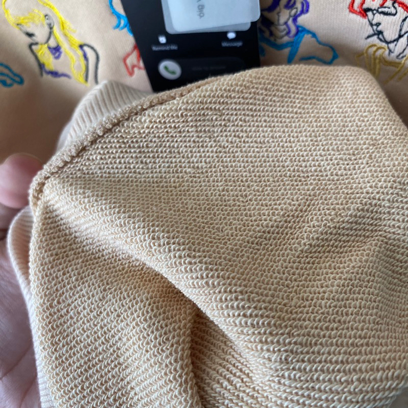 Áo Sweater Sadboiz Toss Cream Size M