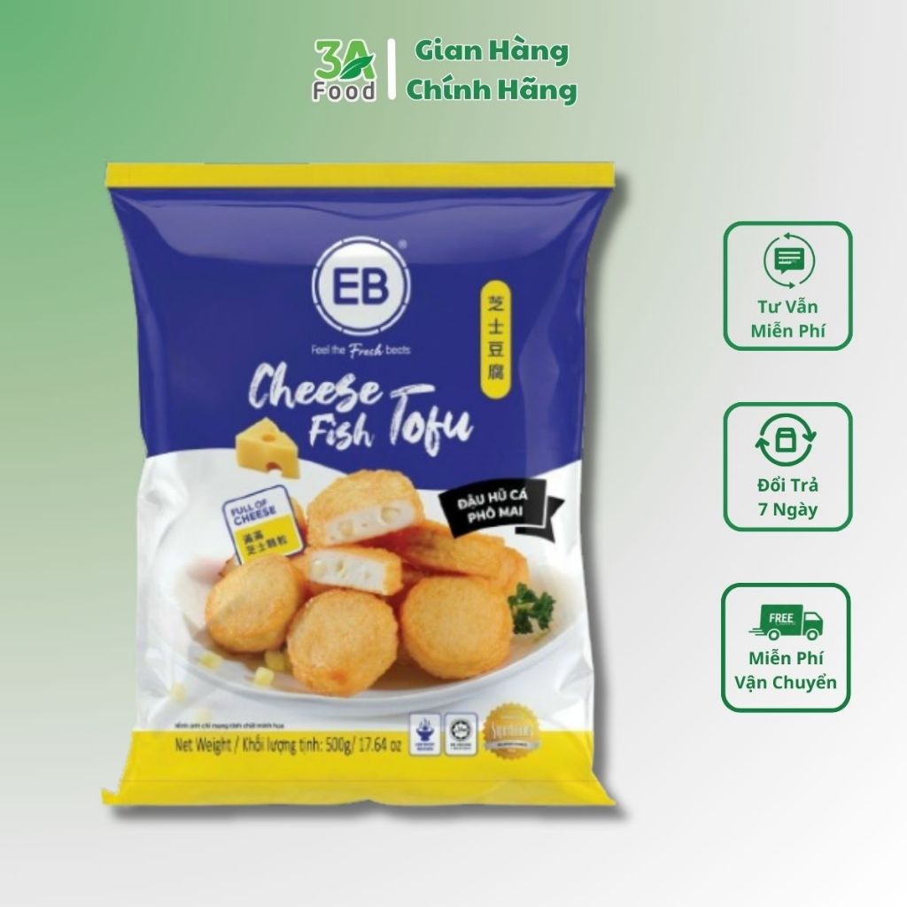 Viên Đậu hũ cá phô mai Malaysia 500g - (HN Giao Hàng Hỏa Tốc )
