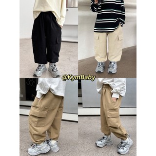 Quần Jogger túi hộp phong cách cho bé Q143