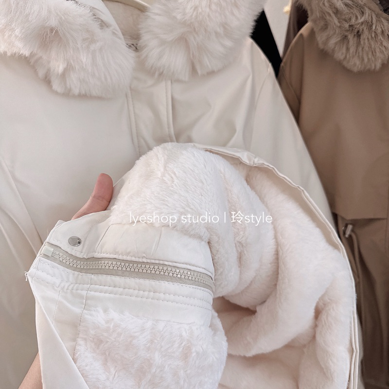 905 PARKA MŨ LÔNG RÚT EO