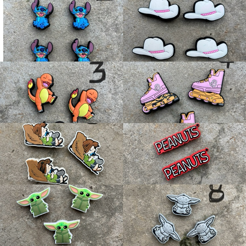 LINK 3, Jibbitz, Charm, Sticker trang trí dép Crocs, Chính Hãng lỗi nhỏ.