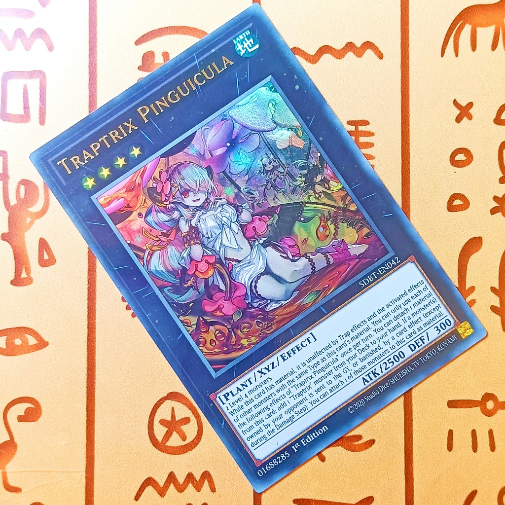 Thẻ bài Yugioh!: Traptrix Pinguicula - SDBT-EN042 - Ultra Rare 1st Edition