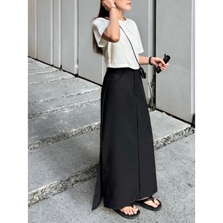 Chân váy xẻ hông dài 91cm hack dáng - 𝐉𝐮𝐧 𝐒𝐤𝐢𝐫𝐭