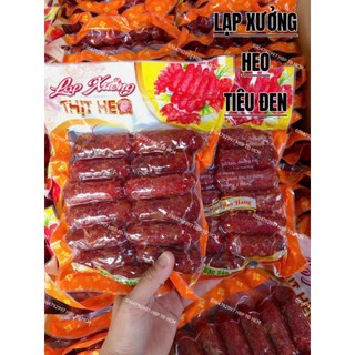 Lạp xưởng siêu nạc - lạp xưởng heo tiêu đen