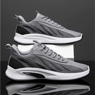 Giày Sneaker HW-02 thể thao nam đế cao su chất liệu vải thoáng khí thoải mái khi vận thể thao có 3 màu đen,trắng,xám