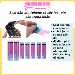 Seal dán pin điện thoại, pin sạc dự phòng, chất liệu cao su non dẻo dai