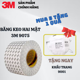 Băng keo 2 mặt 3m 9075, mỏng 0.08mm