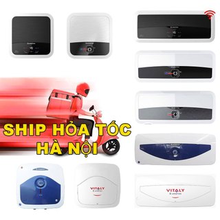HỎA TỐC [ 15L 20L 30L ] ARISTON LUX-D WIFI RS R BLU VITALY Bình nóng lạnh vuông ngang AN2 SL2 ANDRIS2 SLIM2 15 20 30
