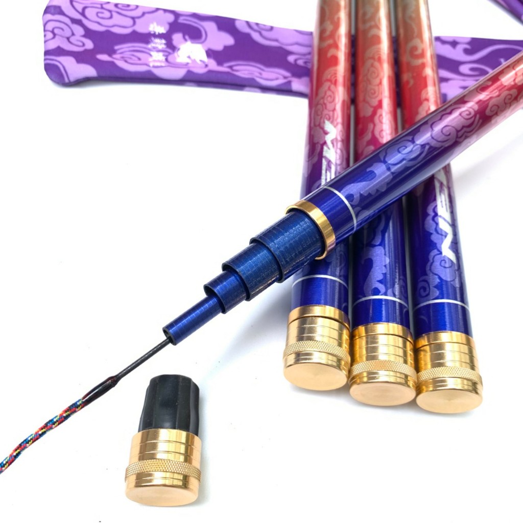 Cần câu tay Chiến Vương 6H-19i, cần câu đơn câu đài chiến vương tặng kèm ngọn phụ, phao câu ngày