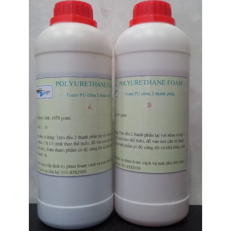 Foam PU cách âm, chống nóng nhà xưởng, bảo ôn kho lạnh - 2 kg