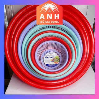Rổ rau/ rổ cải duy tân - combo 20cm 24cm, 28cm, 32cm .36cm