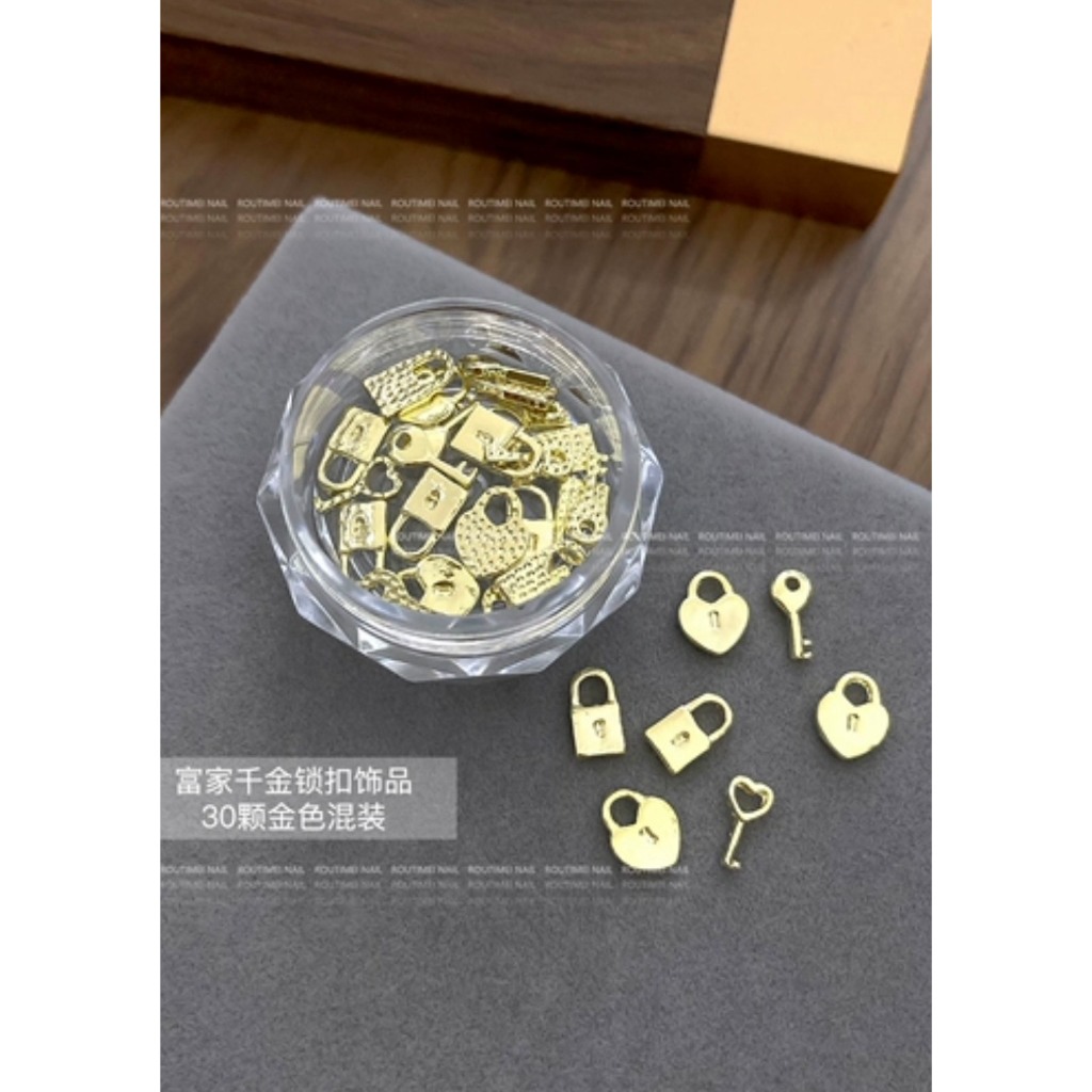 Set charm khóa Miss Dior 14v mix