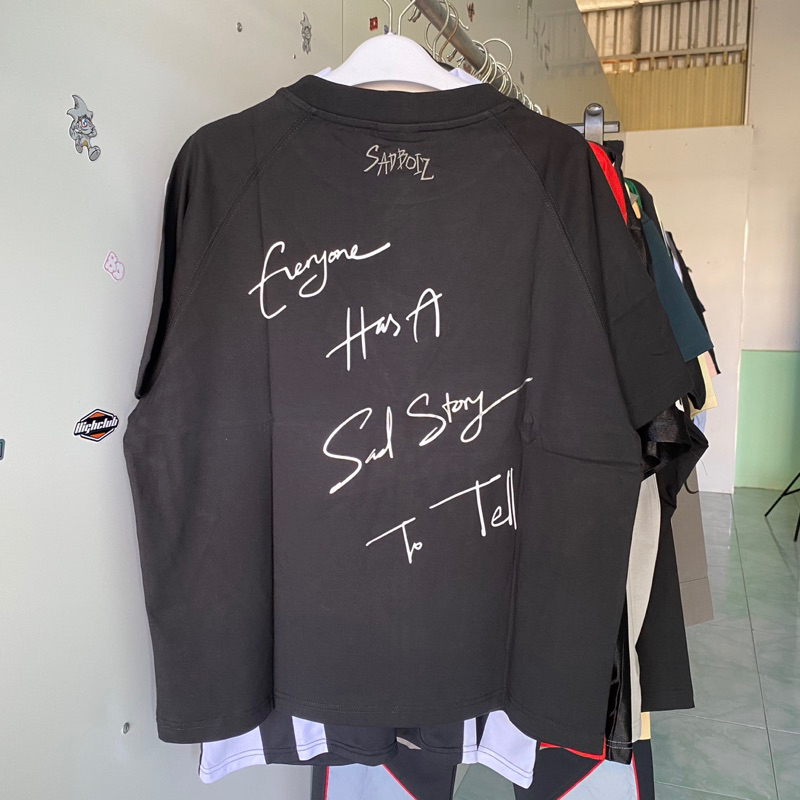 Áo Thun Sadboiz Form Boxy Nhiều Mẫu Size M