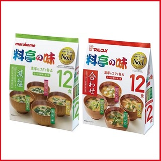 Soup miso marukome 4 vị ăn liền 12 gói